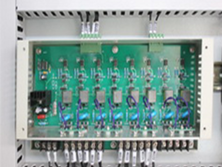 Low voltage control system for top rapping electrostatic precipitator